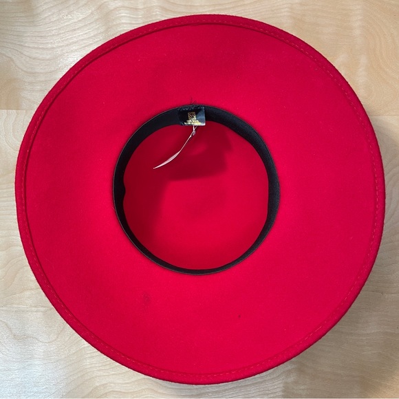 Something Special LA Wool Felt Hat - Red - Picture 8 of 14